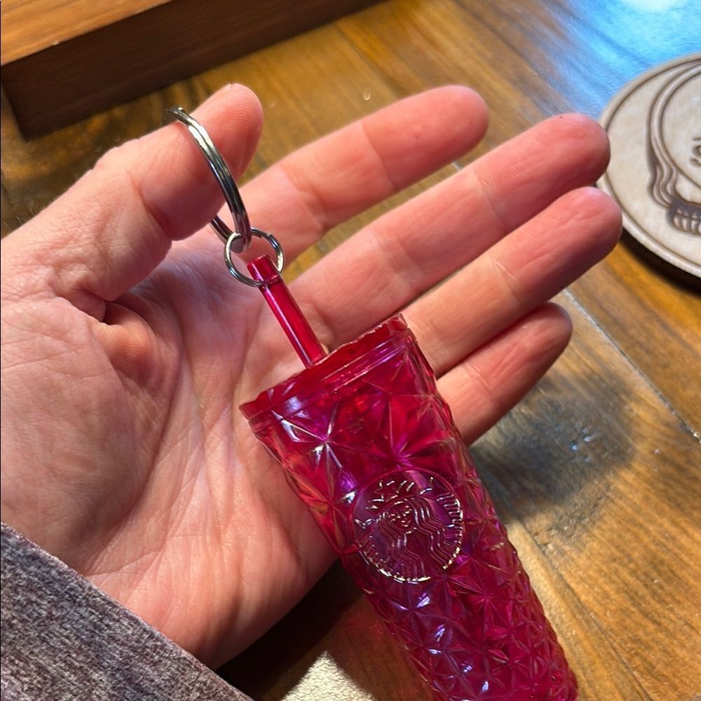 Starbucks Geometric Patterned Keychain - Picture 7 of 7
